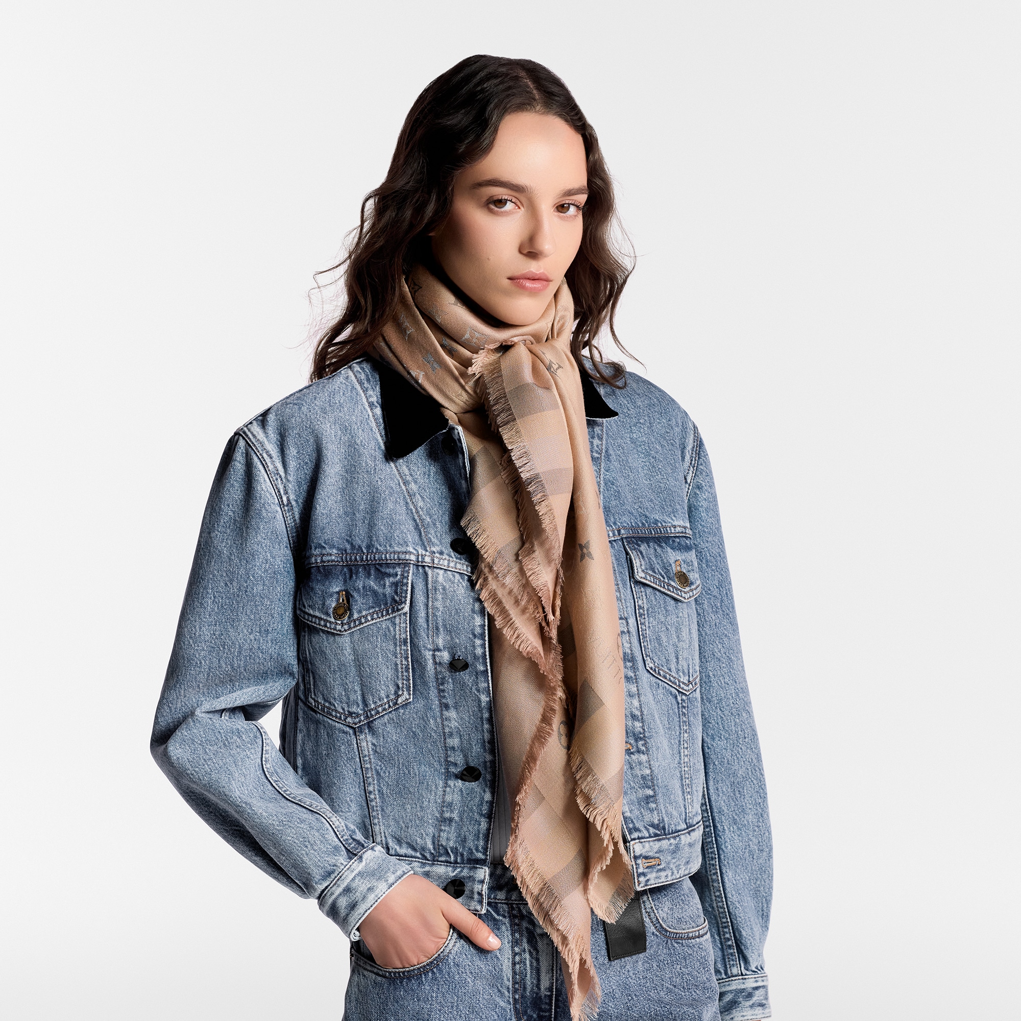So Shine Monogram Shawl S00 - Women - Accessories | LOUIS VUITTON ®